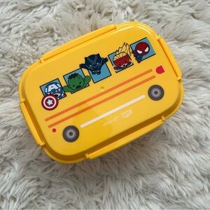 Yoobi x Marvel Avengers Bento Box Lunch Box Snack & Food Yellow Back to School